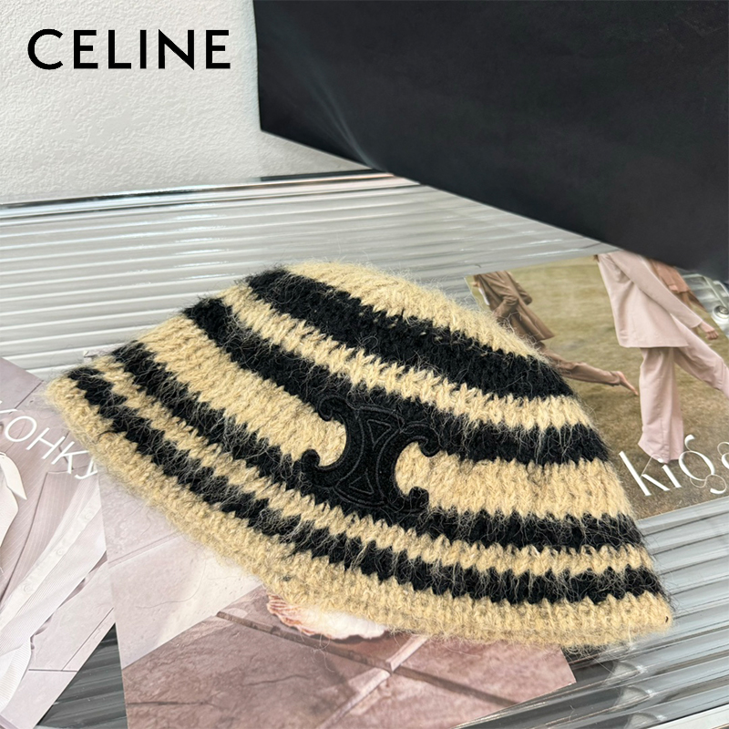 CELINE綿毛の漁師帽 SS969211