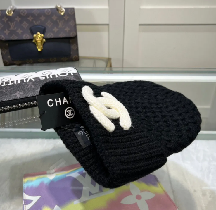 ??シャネル ニット帽 厚手ウール立体帽子 ウールのスカーフで??【50％割引+送料無料】