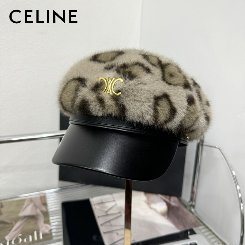 celine綿毛の海軍帽 SS969211