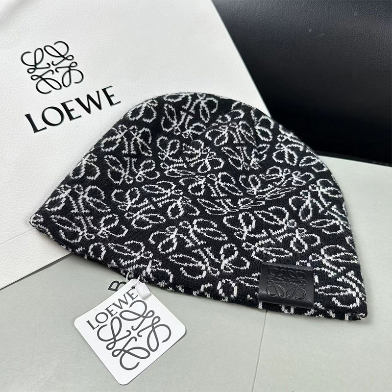 LOEWEおしゃれウールニット帽19 SS95465