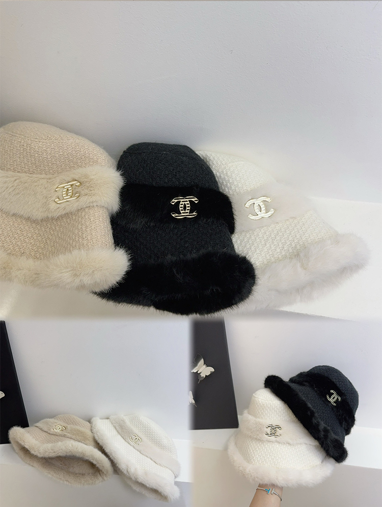 CHANEL綿毛の漁師帽 SS96992