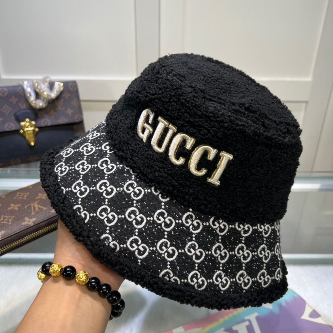 gucci綿毛の漁師帽 SS96994