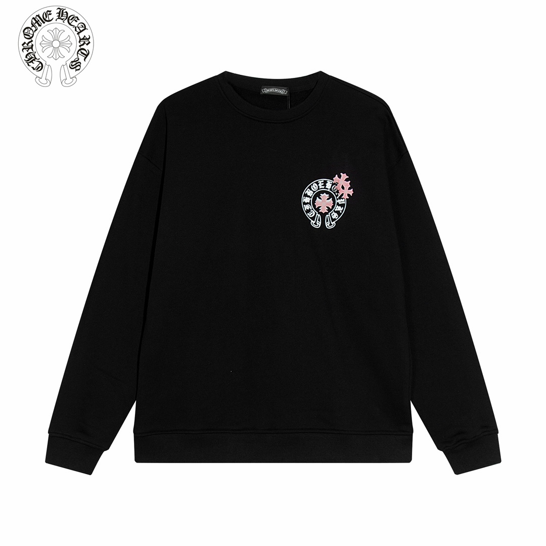 【2024】【CHROME HEARTS 公式旗艦店】クロムハーツ 丸首の衛衣 スウェット ご好評に付き再入荷！
