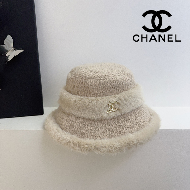 CHANEL綿毛の漁師帽 SS96992