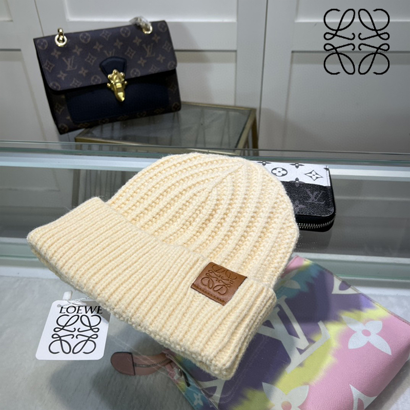 LOEWEおしゃれウールニット帽08 SS95461
