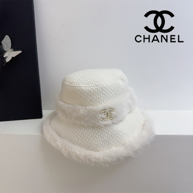 CHANEL綿毛の漁師帽 SS96992