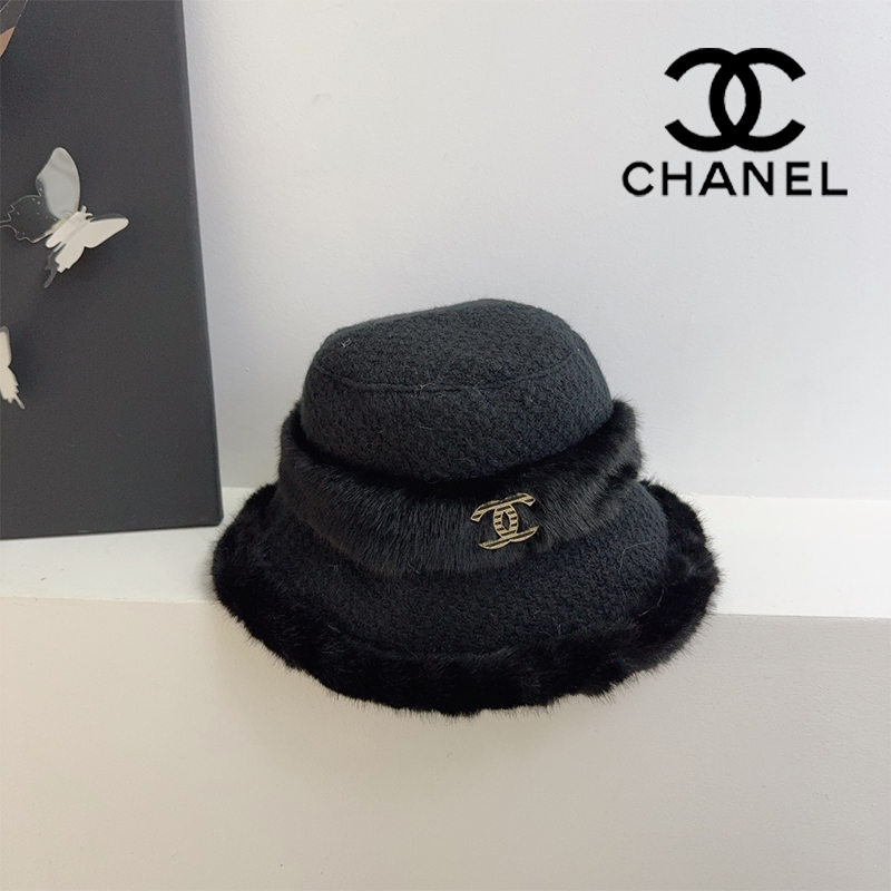 CHANEL綿毛の漁師帽 SS96992