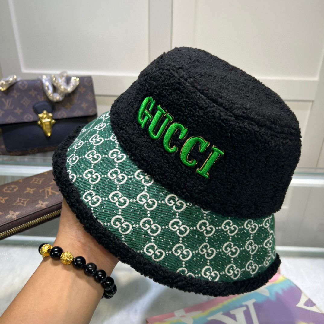 gucci綿毛の漁師帽 SS96994