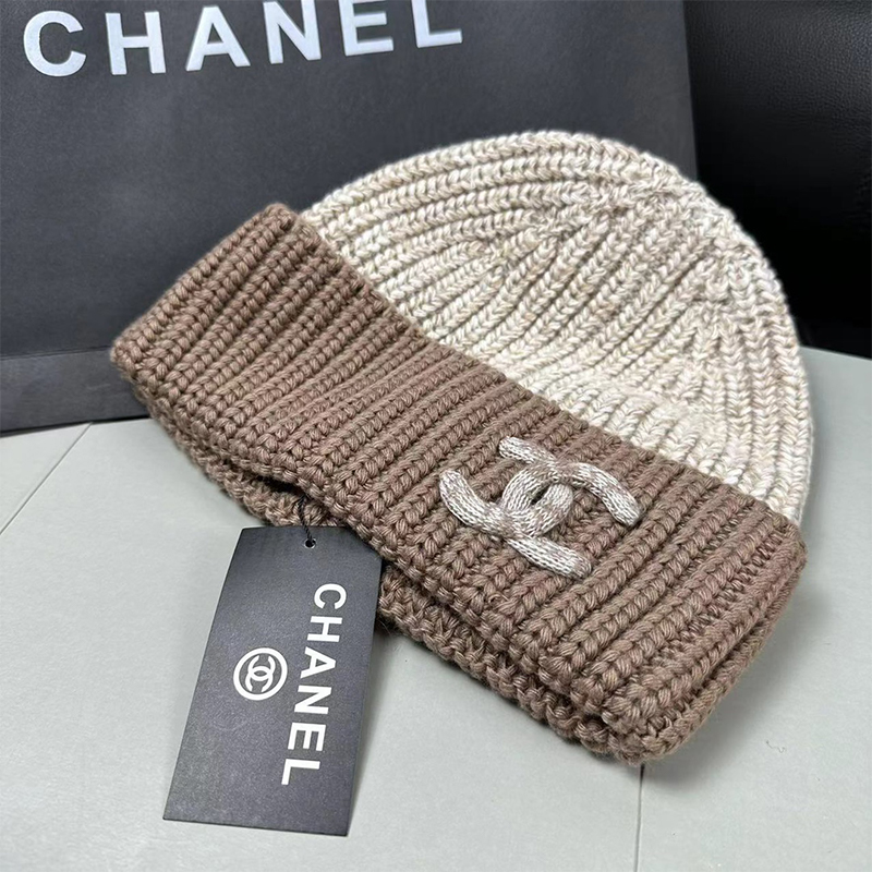CHANELおしゃれウールニット帽18 SS95460