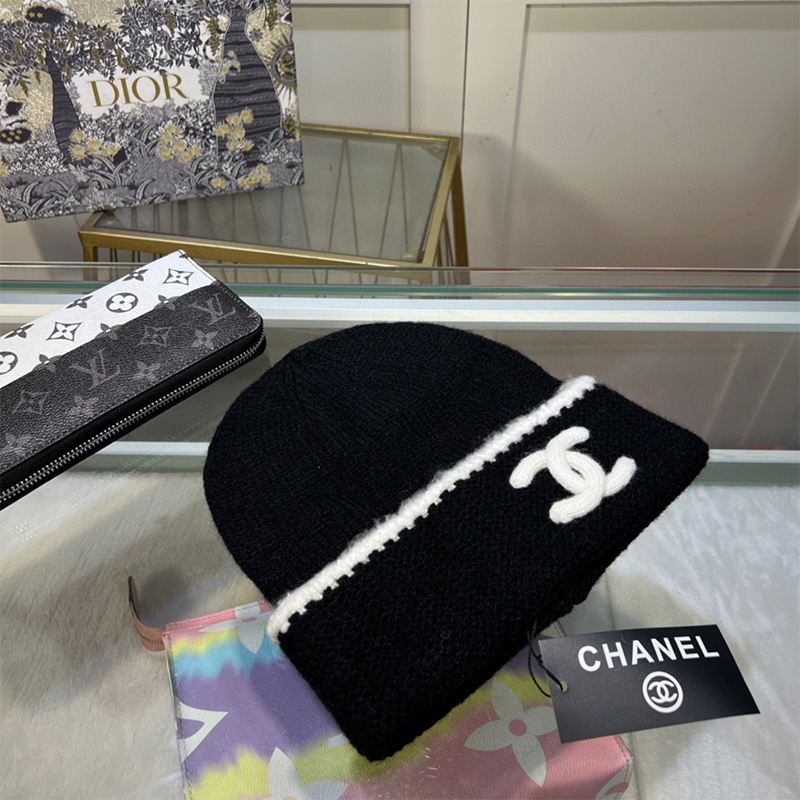 CHANELおしゃれウールニット帽14 SS95459