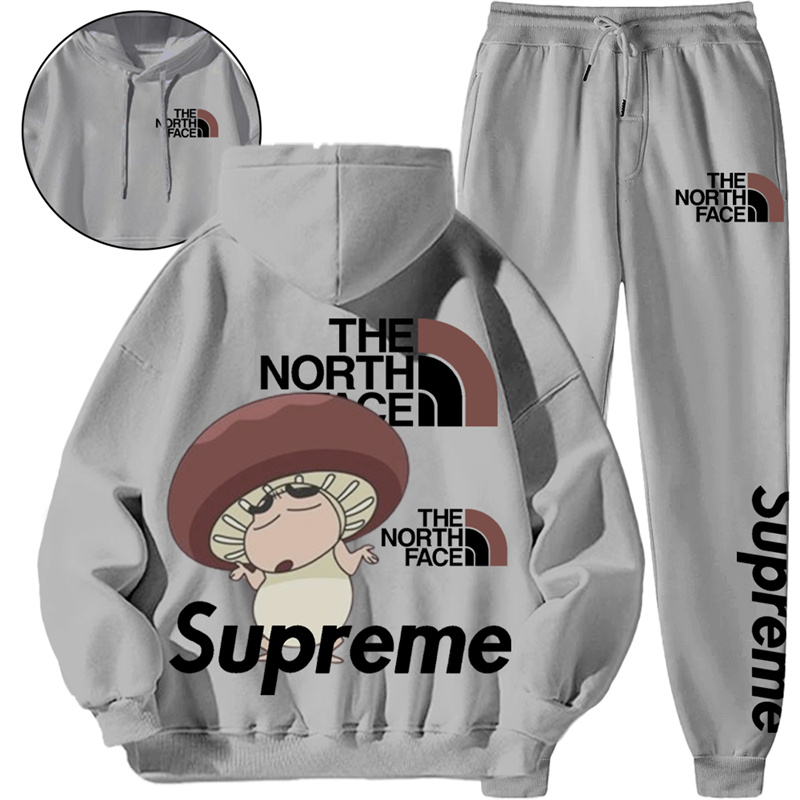【THE NORTH FACE & SUPREME】しいたけの鉢巻き男の子ですパーカーのスーツです