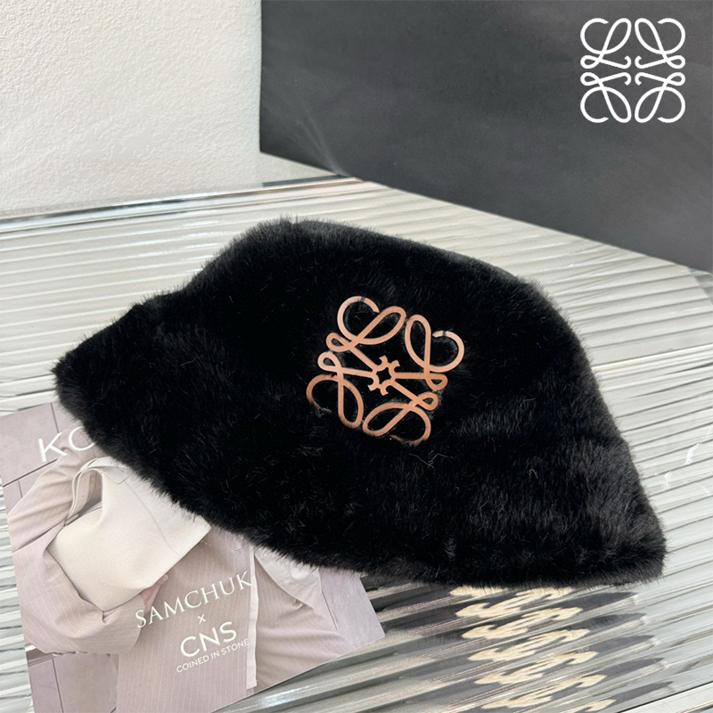 LOEWE綿毛の漁師帽 SS969210