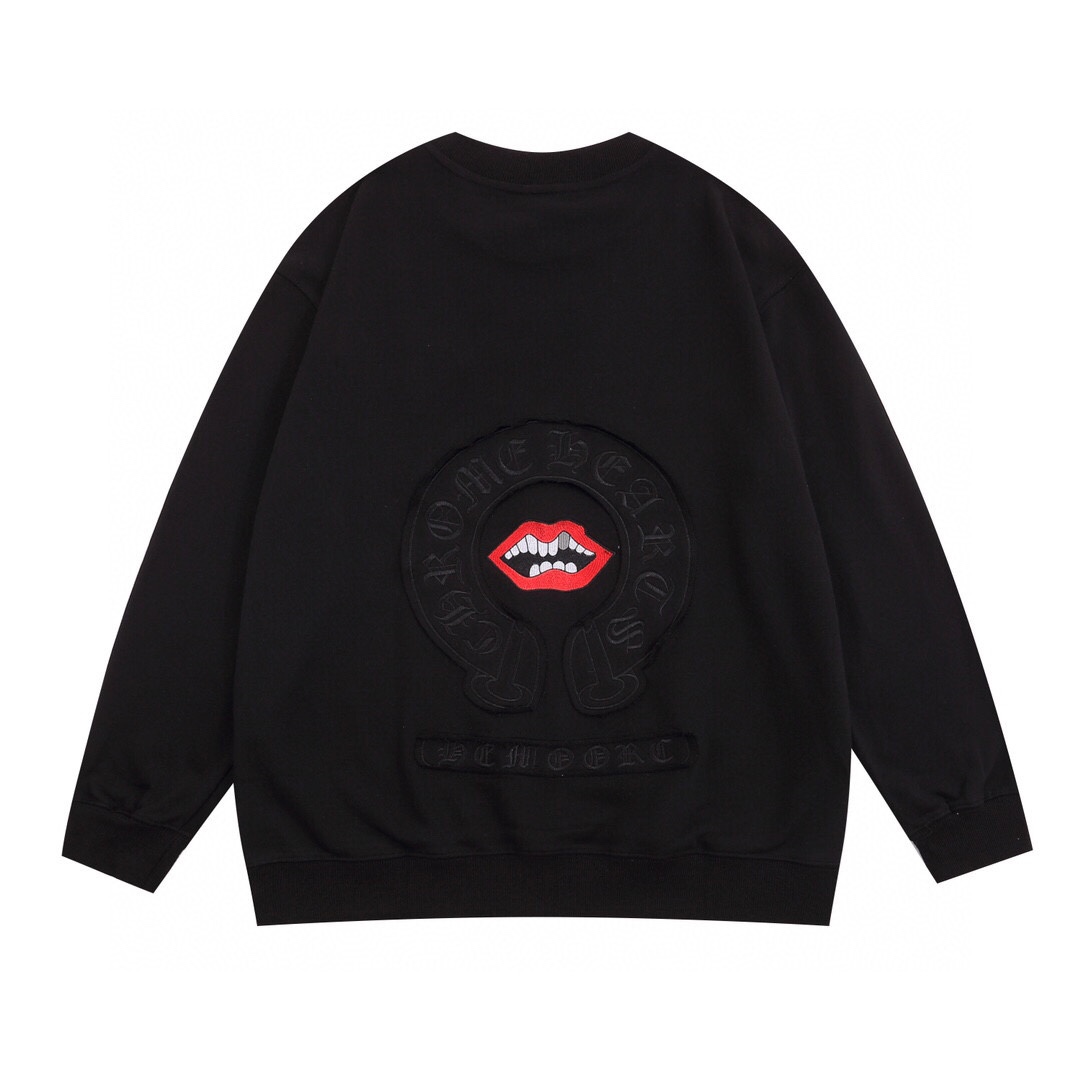 【CHROME HEARTS 公式旗艦店】クロムハーツ 丸首の衛衣 スウェットご好評に付き再入荷!