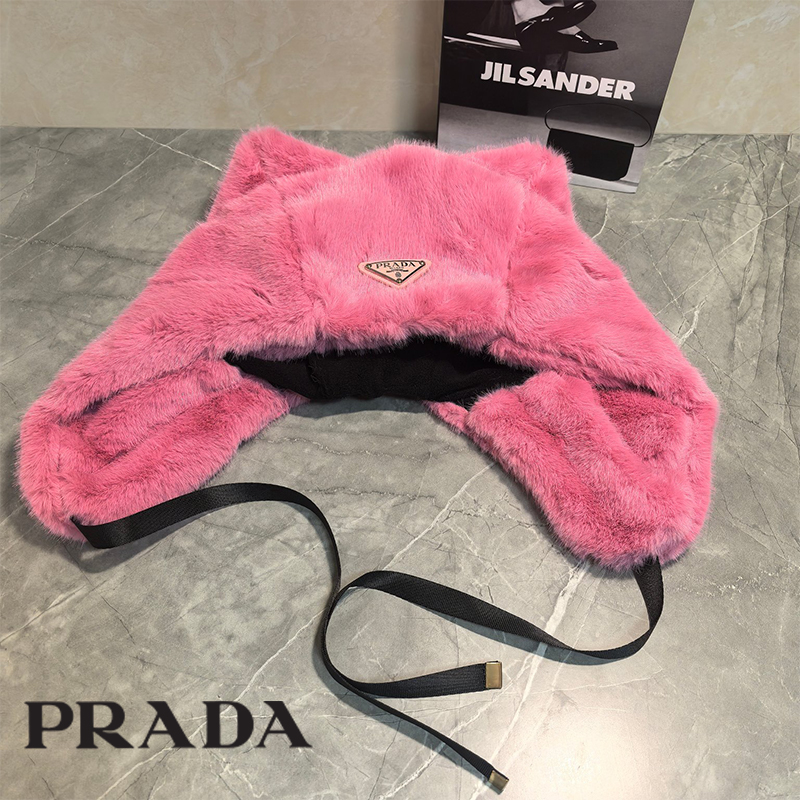Prada綿毛の帽子29 SS97821