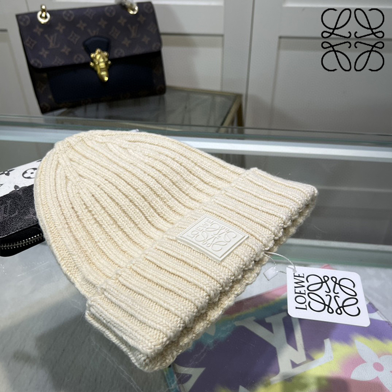 LOEWEおしゃれウールニット帽04 SS95460