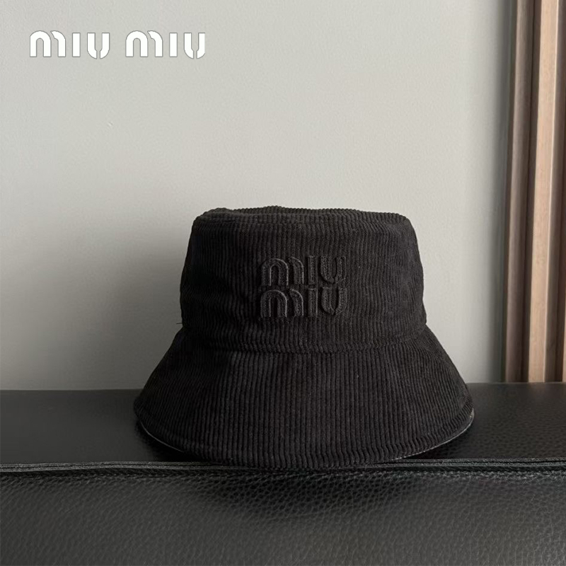 miumiu綿毛の漁師帽 SS96992