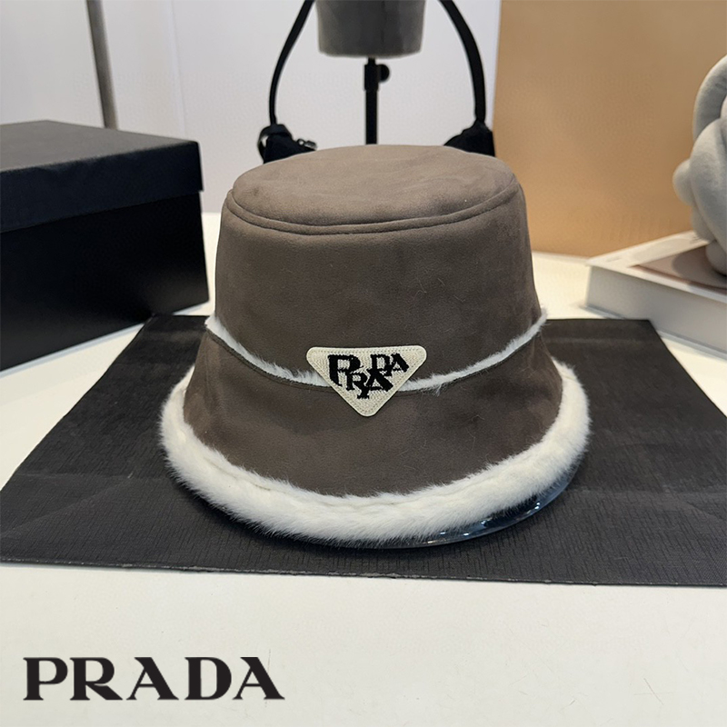 PRADA 綿毛の漁師帽 SS969210