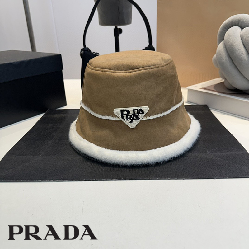 PRADA 綿毛の漁師帽 SS96910