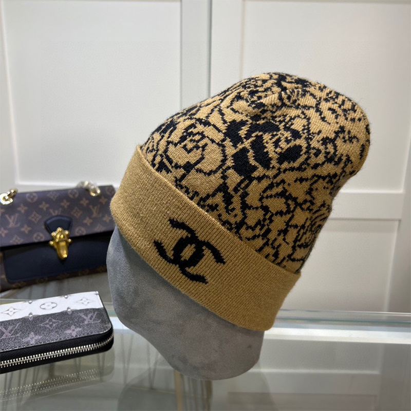 CHANELおしゃれウールニット帽12 SS95459