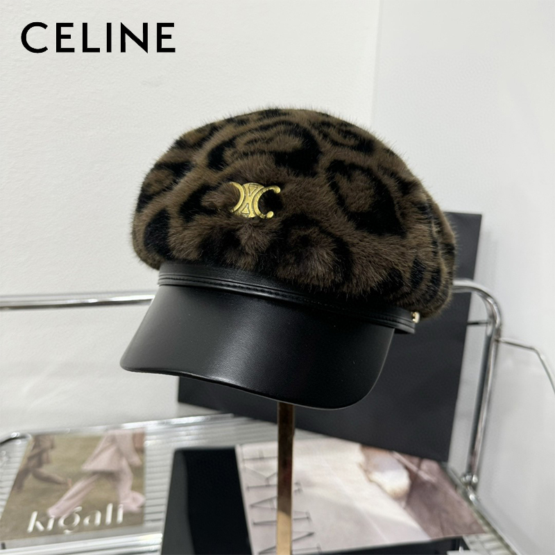 celine綿毛の海軍帽 SS969211
