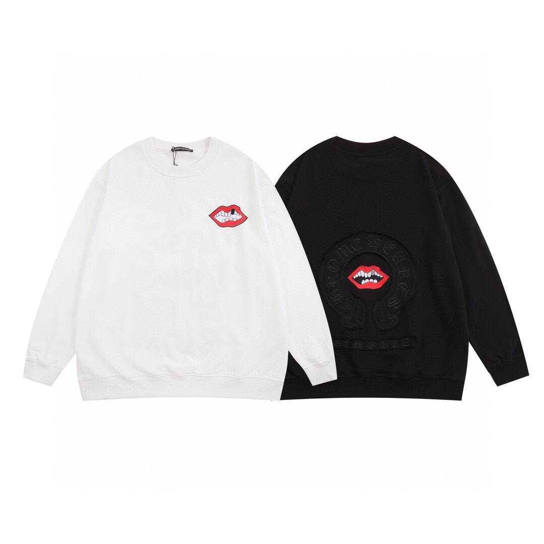 【CHROME HEARTS 公式旗艦店】クロムハーツ 丸首の衛衣 スウェットご好評に付き再入荷!