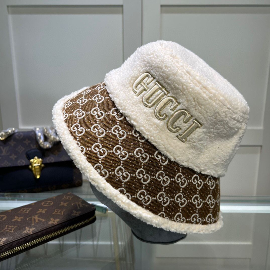 gucci綿毛の漁師帽 SS96994