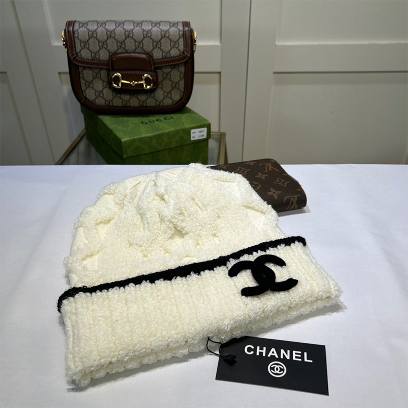 CHANELおしゃれウールニット帽21 SS95460