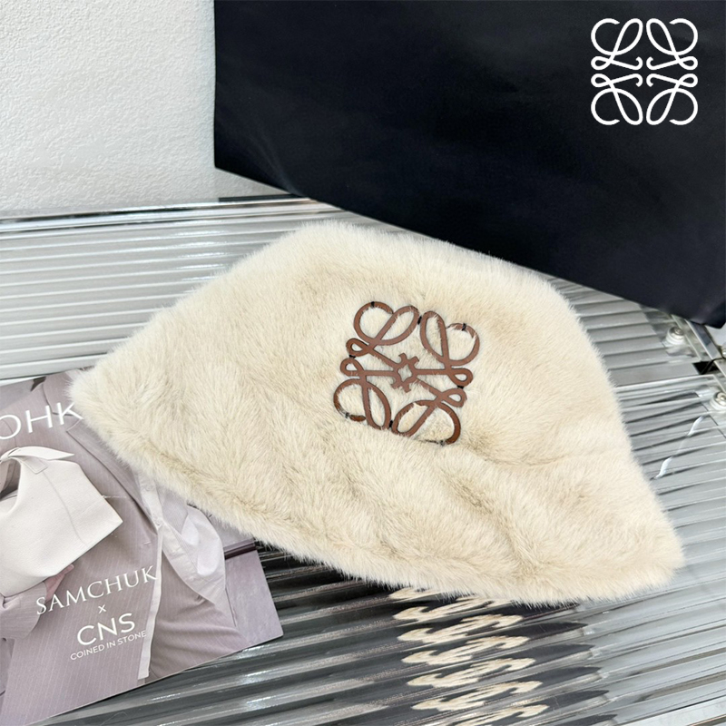 LOEWE綿毛の漁師帽 SS969210