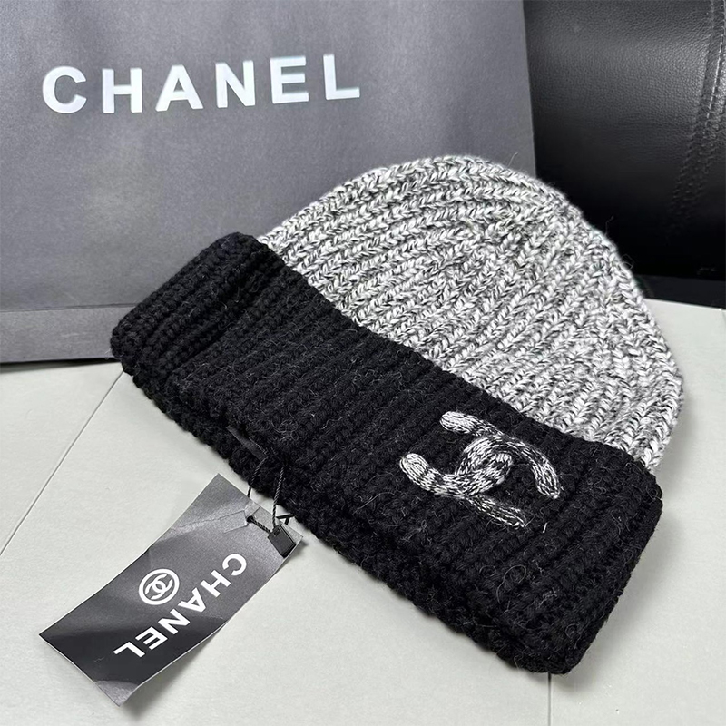 CHANELおしゃれウールニット帽19 SS95460