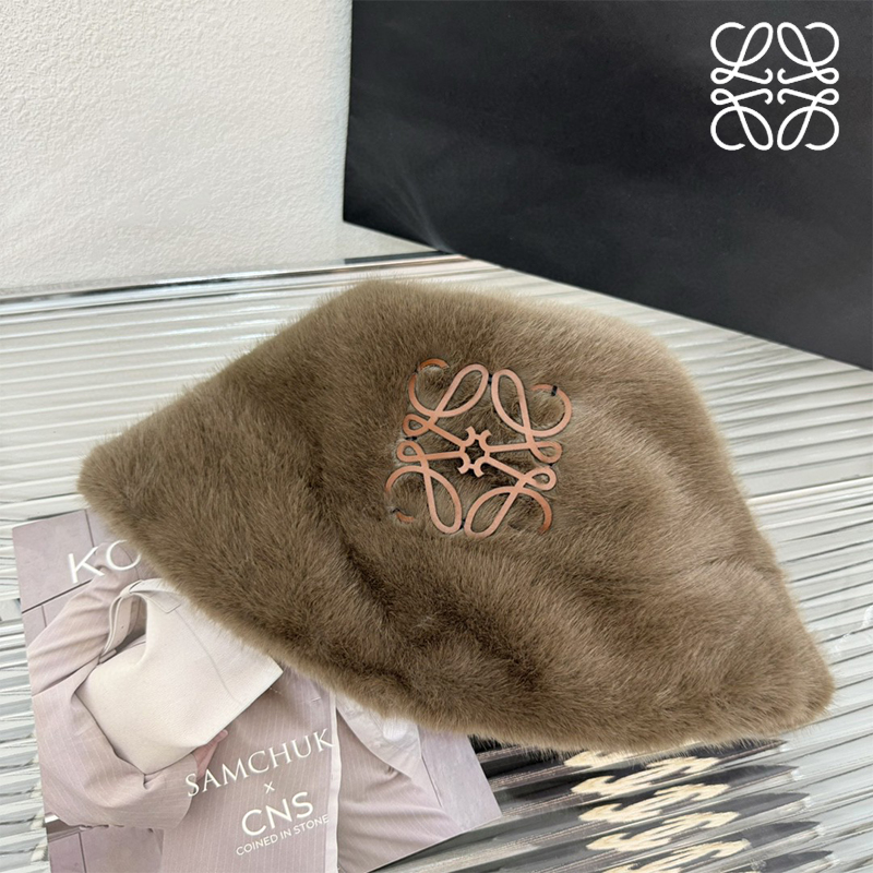 LOEWE綿毛の漁師帽 SS969210