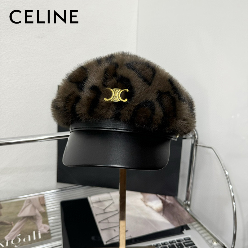 celine綿毛の海軍帽 SS969211