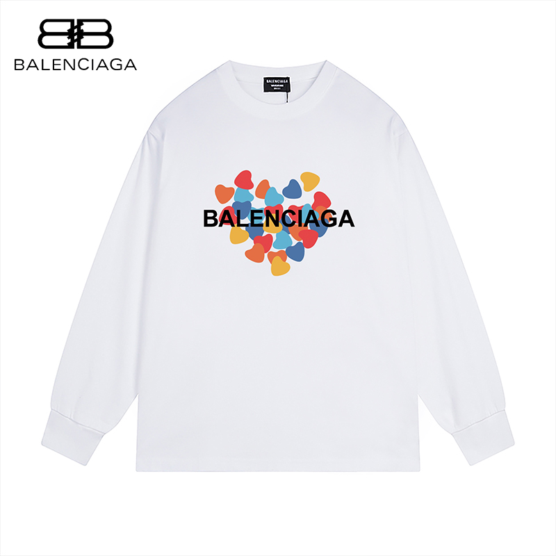 balenciagaコットンのおしゃれ丸首パーカーです06 SS95553
