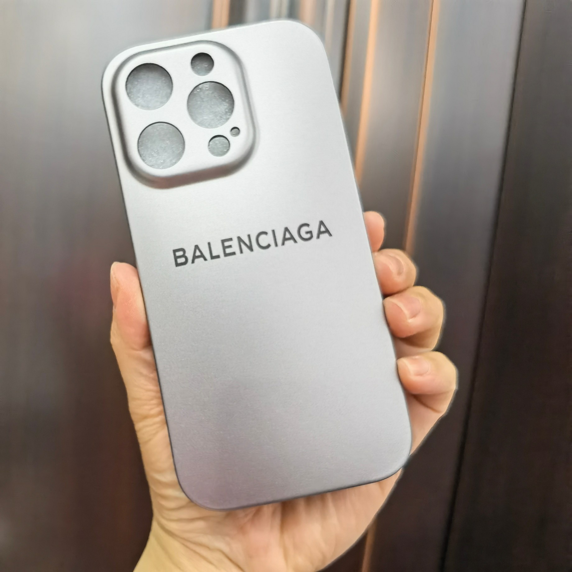 Balenciaga グレー 電話ケース zm