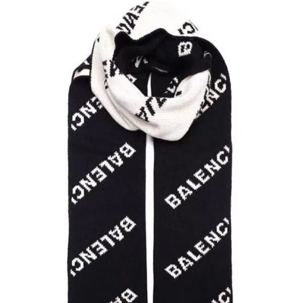 【BALENCIAGA】 バレンシア ウールスカーフ 30*180cm