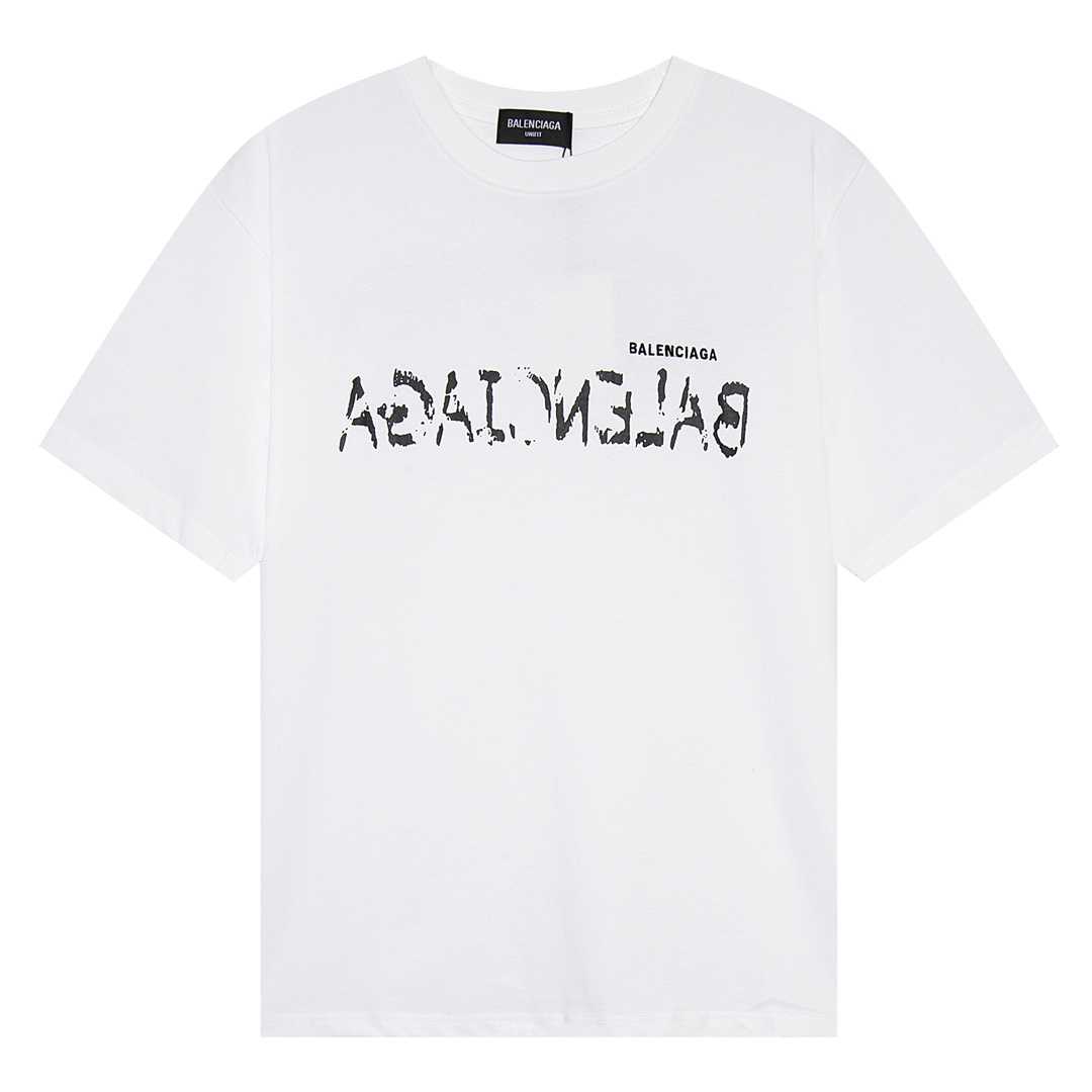 【 BALENCIAGA 公式旗艦店】 バレンシアガ Tシャツ ご好評に付き再入荷！黒 白
