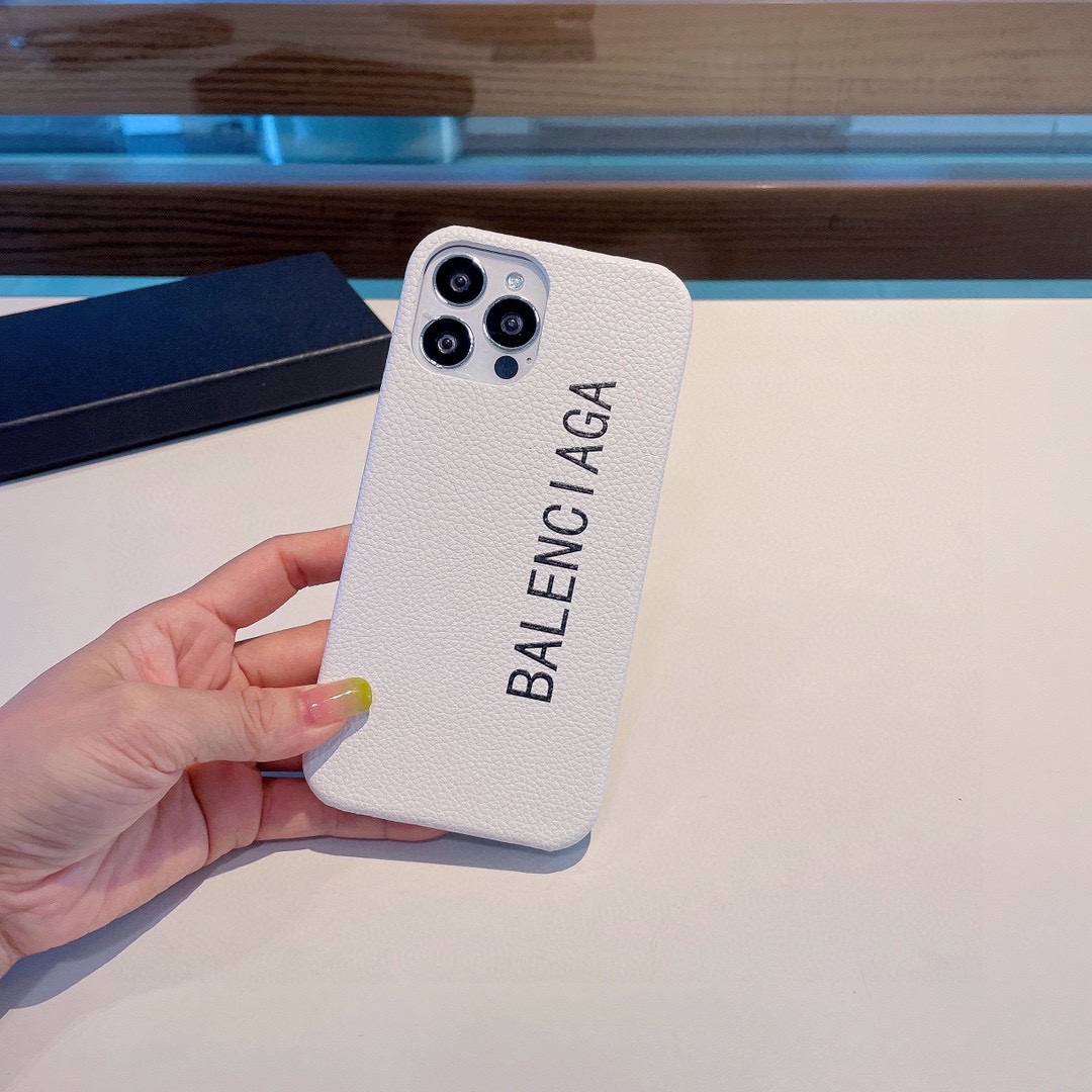 Balenciaga ホワイト 電話ケース zm