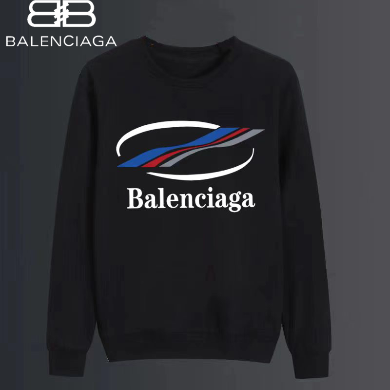 balenciagaコットンのおしゃれ丸首パーカーです12 SS95555