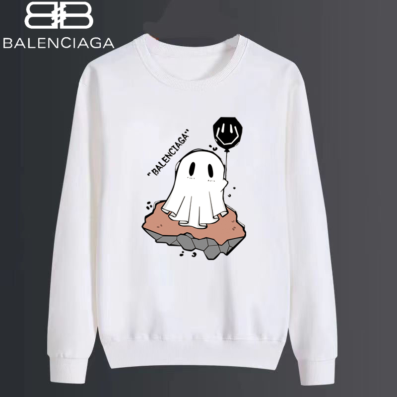 balenciagaコットンのおしゃれ丸首パーカーです04 SS95553