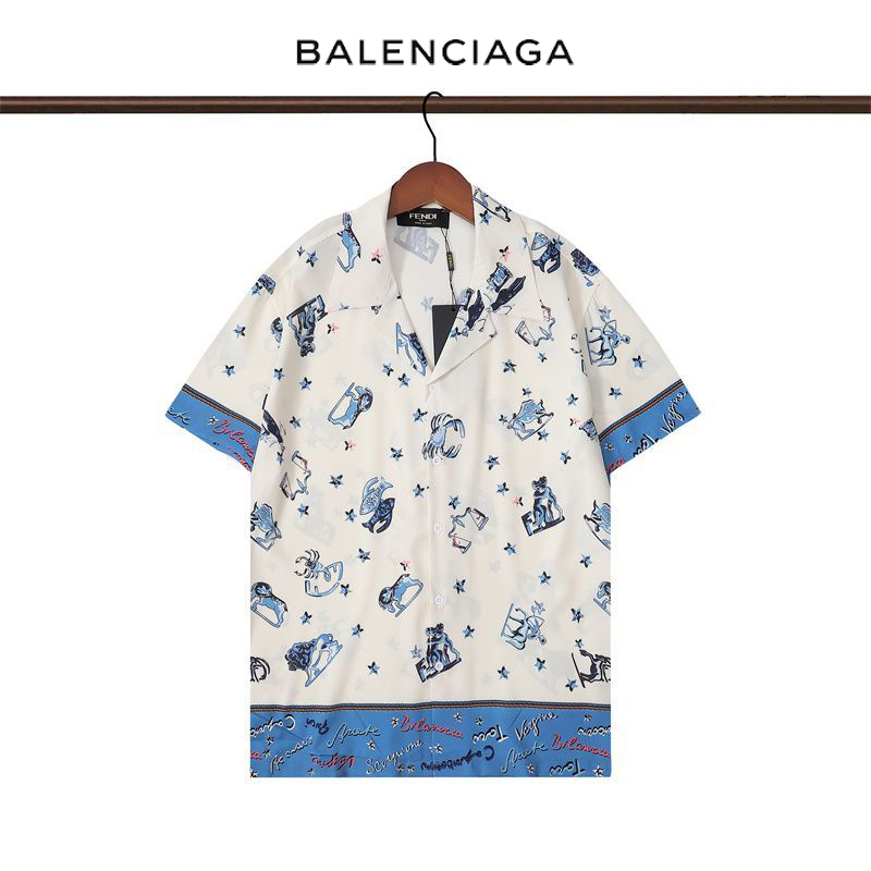 BALENCIAGA半袖シャツコート10 SS94898