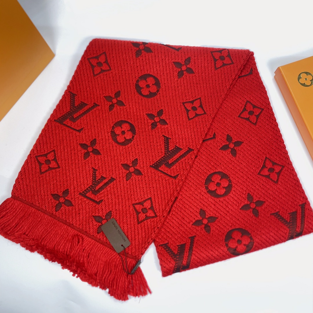 【Louis Vuitton 】（ルイヴィトン）ウールスカーフ2色 185 x 30cm