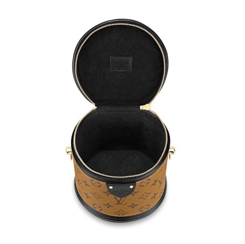 LOUIS VUITTON モノグラム ショルダーバッグ カンヌ ブラウン M43986