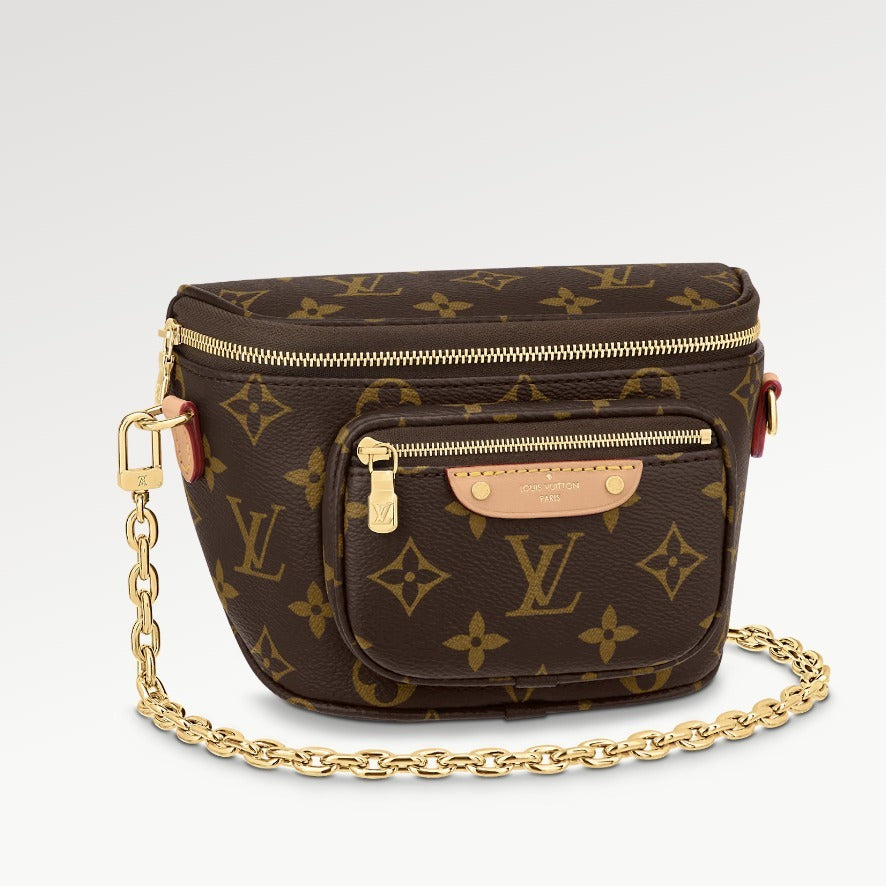 最新作?LOUIS VUITTON モノグラム ミニ バムバッグ ショルダー M82335