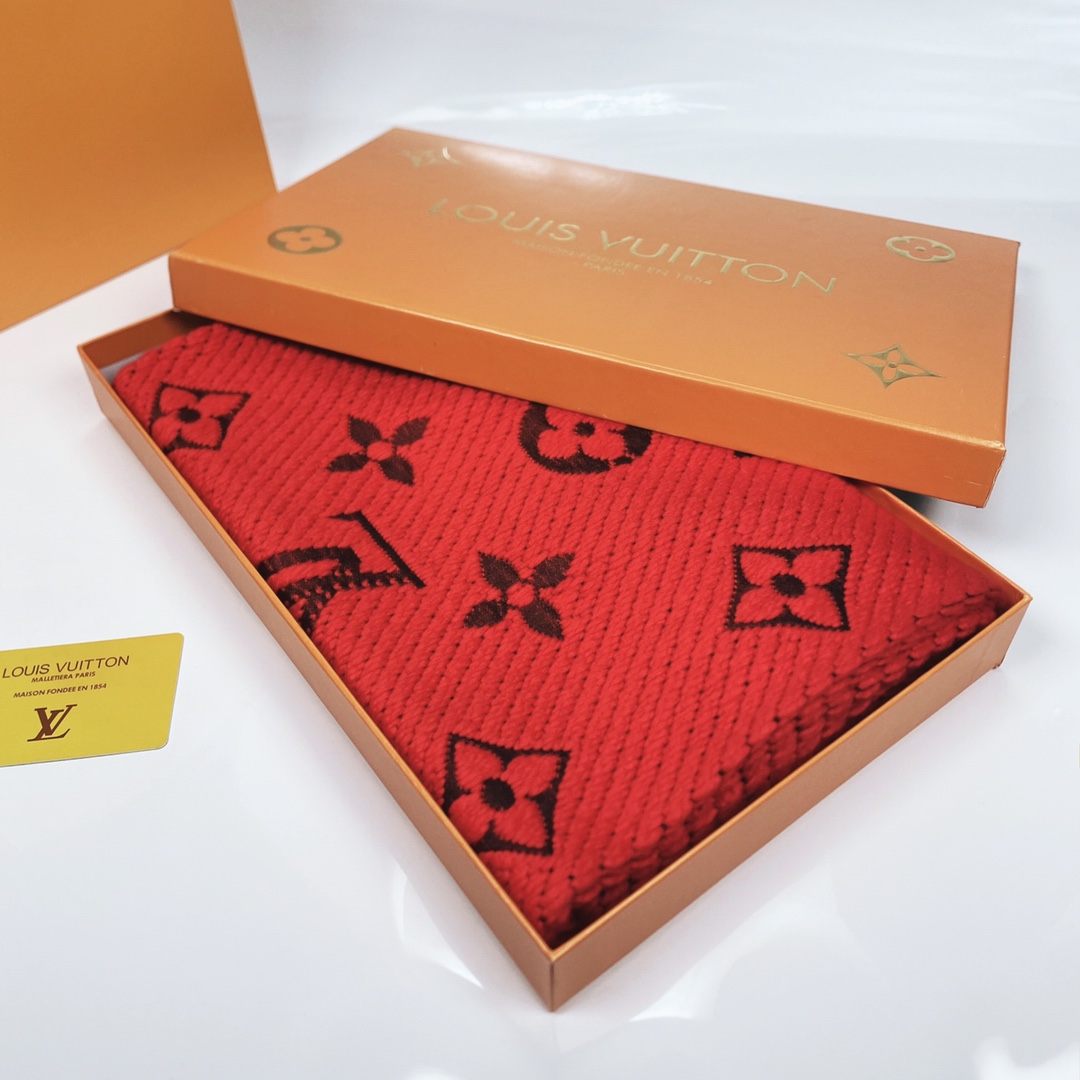 【Louis Vuitton 】（ルイヴィトン）ウールスカーフ2色 185 x 30cm