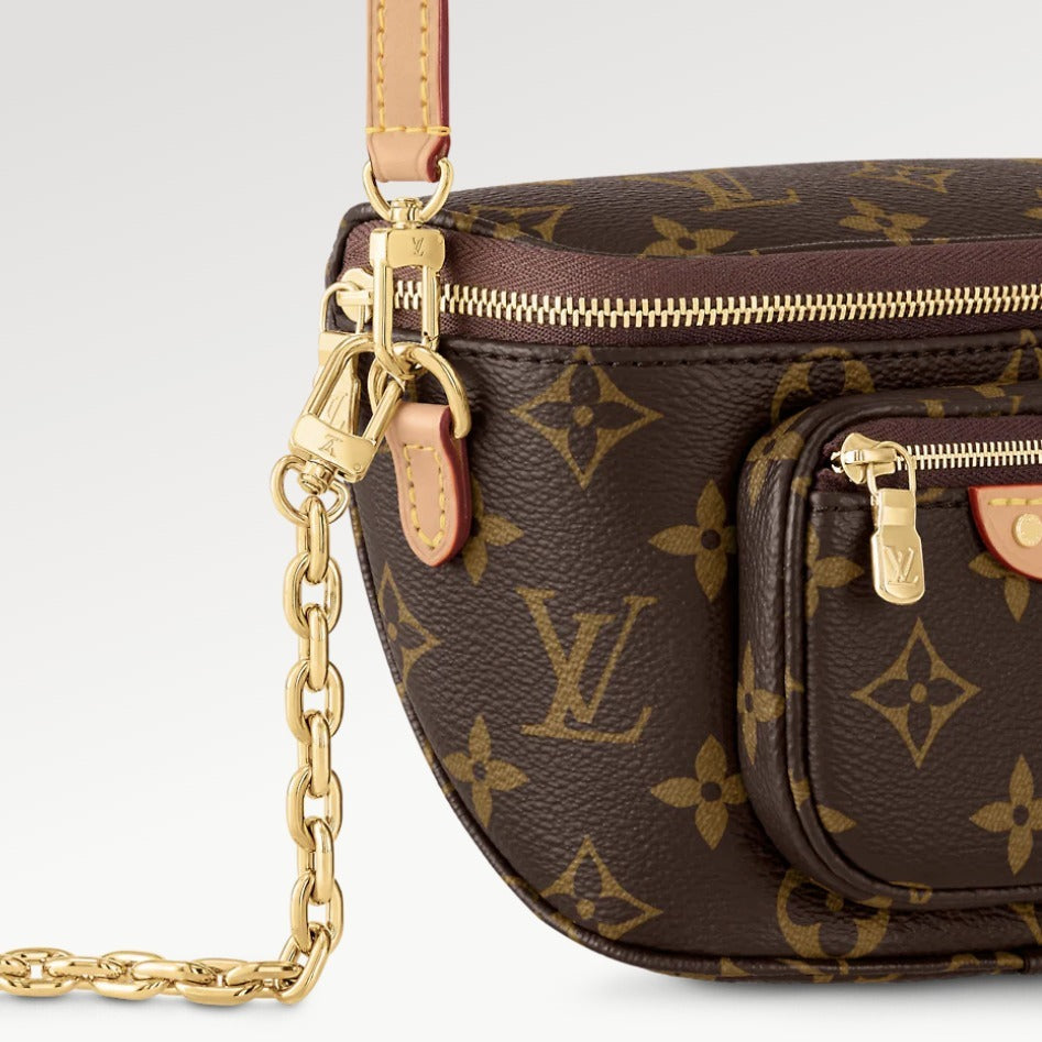 最新作?LOUIS VUITTON モノグラム ミニ バムバッグ ショルダー M82335