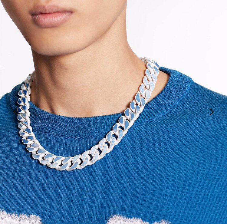 Louis Vuitton（ルイヴィトン） MONOGRAM CLOUDS ネックレス 50cm + ブレスレット 21cm