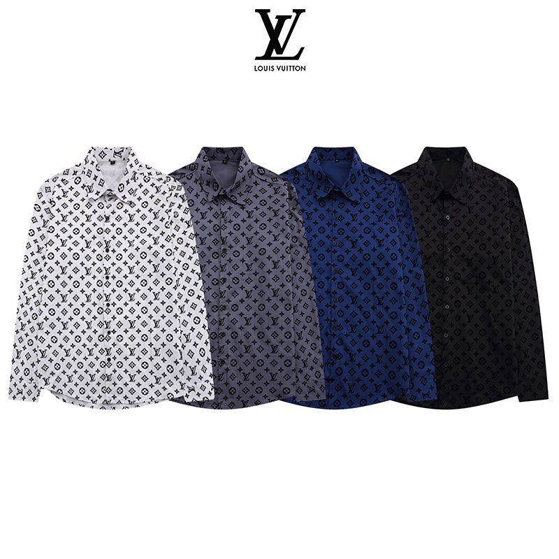 【Louis Vuitton 】 （ルイヴィトン）【在庫あり】男女兼用、長袖シャツ4色